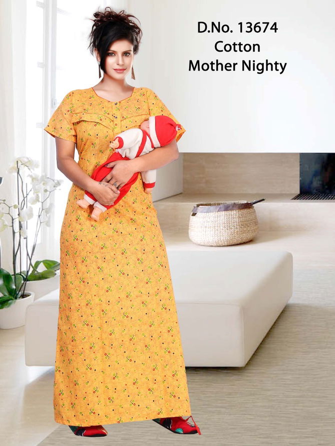 Seven Cross Mother Feeding Nighty Western Catalog